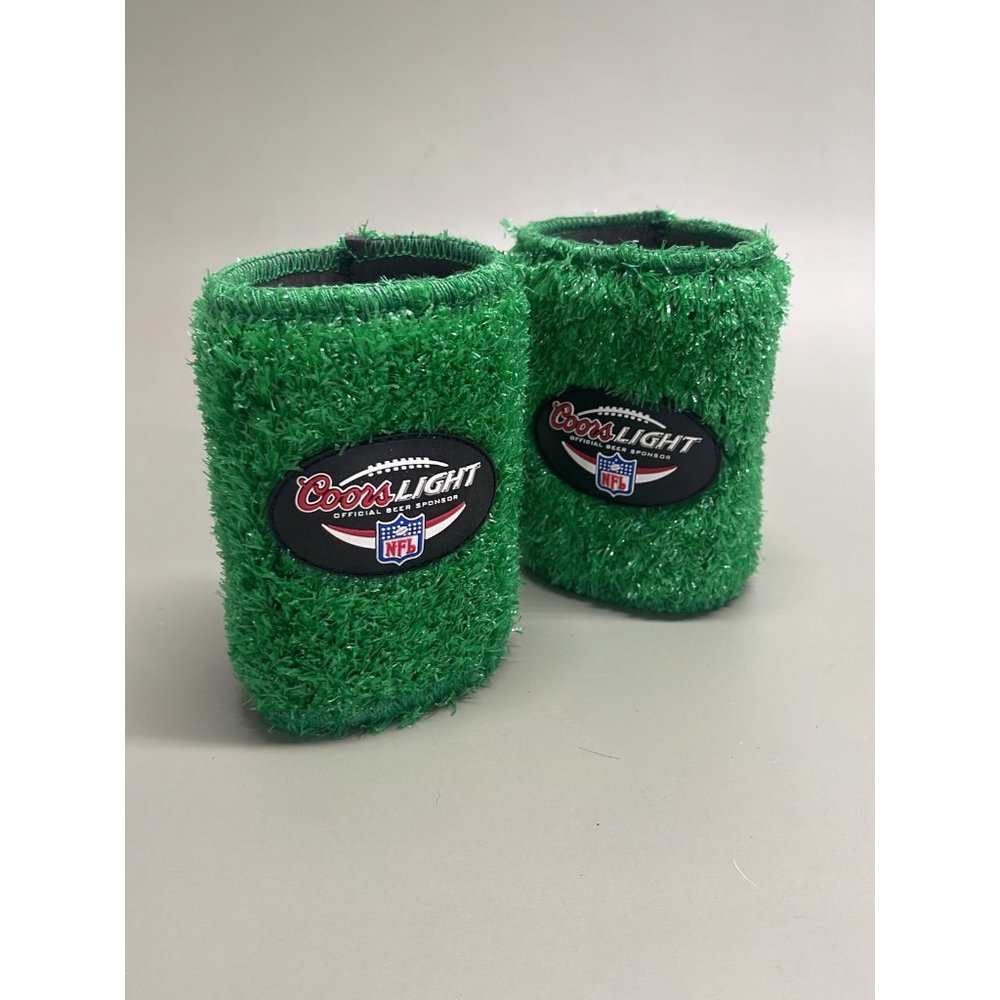 Set of Coors NFL Astro Turf Coozies
